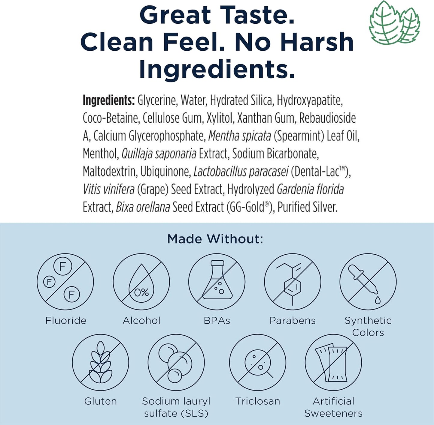 Designs for Health PerioBiotic Silver Hydroxyapatite Toothpaste - Fluoride Free Toothpaste with Oral Probiotics with Whitening Hydroxyapatite - Supports Gum Health & Remineralization (3 Pack, 4oz)