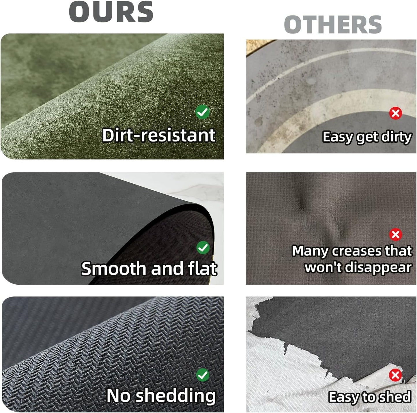 Bathroom Mat Quick Dry, Bathroom Rugs Non Slip Washable Thin Absorbent Bath Mat Fits Under Door Bathroom Floor Mat Perfect for Bath, Shower, or Sink 24"x36" Sage Green