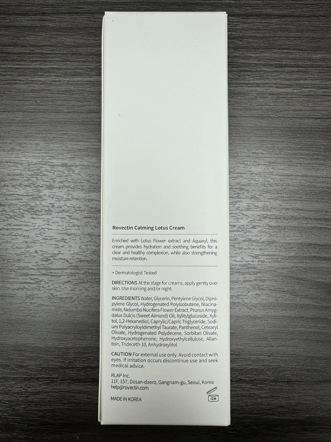 ROVECTIN Calming Lotus Water Cream (2.1 fl.oz, 60ml) Moisturizer + Aqua Cleansing Gel (5.9 fl. oz, 175ml) pH| Bundle [2 Pack]