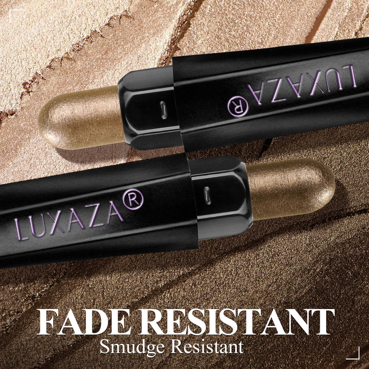 BROWN NEUTRAL Eyeshadow Stick Makeup 6PCS Set, Metallic Shimmer Matte Cream Eye Shadow Eyeliner Brightener Pencil Crayon - BROWN NEUTRAL