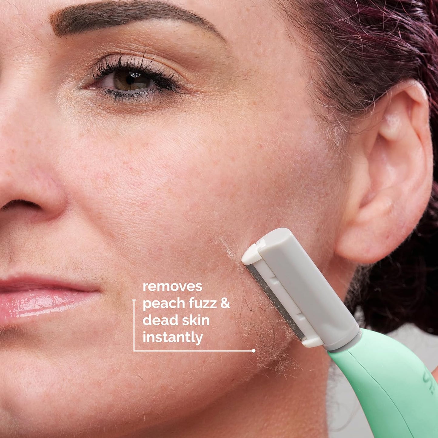 SPA SCIENCES - SIMA Patented Dermaplane Razor for Women Face – Painless 2-in-1 Facial Exfoliation & Peach Fuzz Hair Removal – Anti-Aging – 3 Speeds – Rechargeable – 19 Weeks Treatment