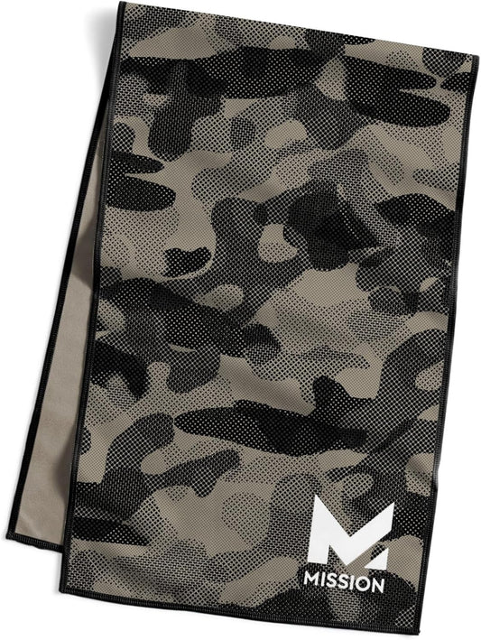 MISSION Original Cooling Towel - Soft, Durable Microfiber - Cools Up to 2 Hours - UPF 50 Sun Protection - Machine Washable