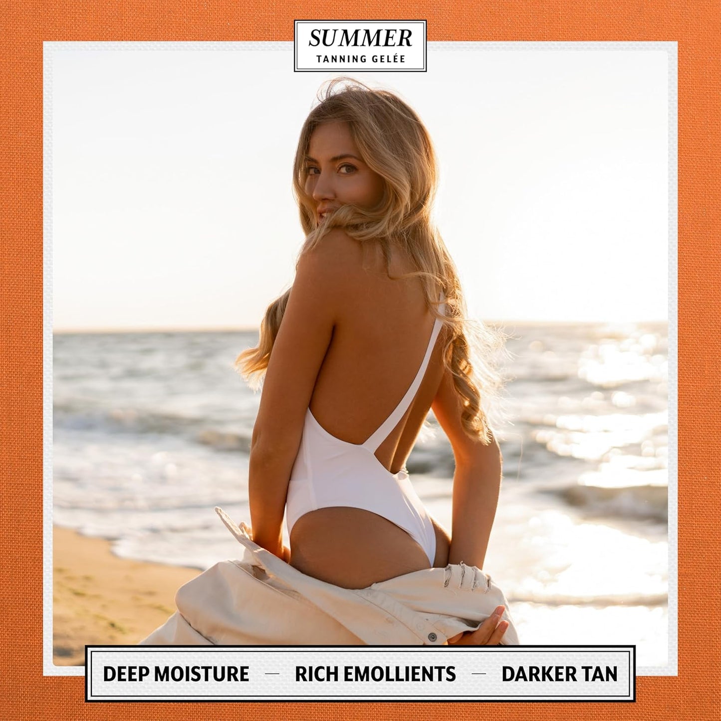 Summer Gelée Tanning Gel – SPF 30 Luxury Sun Tan Accelerator – Hydrating & Anti-Aging Formula with UVA/UVB Protection – Lightweight, Silky Gel for a Radiant, Sun-Kissed Glow – 3.12 FL OZ – USA Made