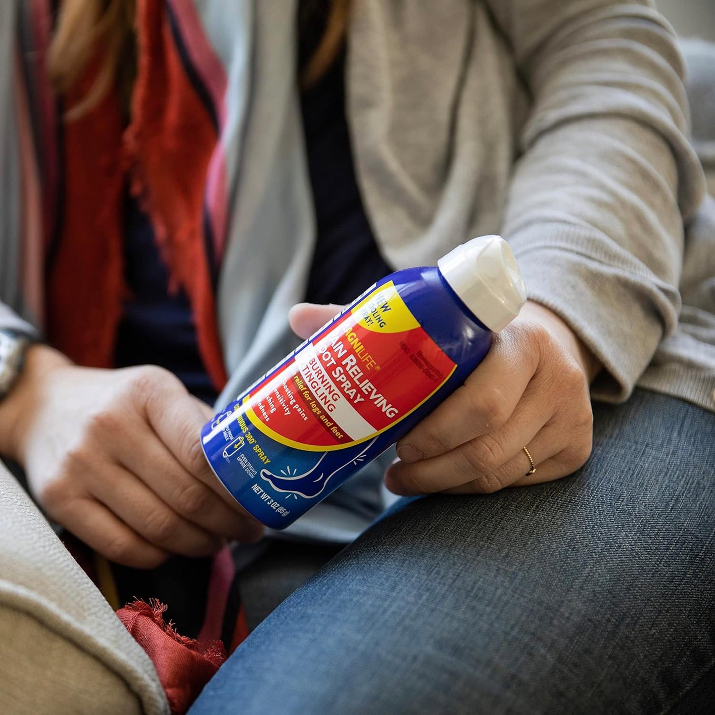 MagniLife Pain Relieving Foot Spray, Natural Pain Relief for Burning, Tingling or Sensitivity in Feet and Legs - 3oz