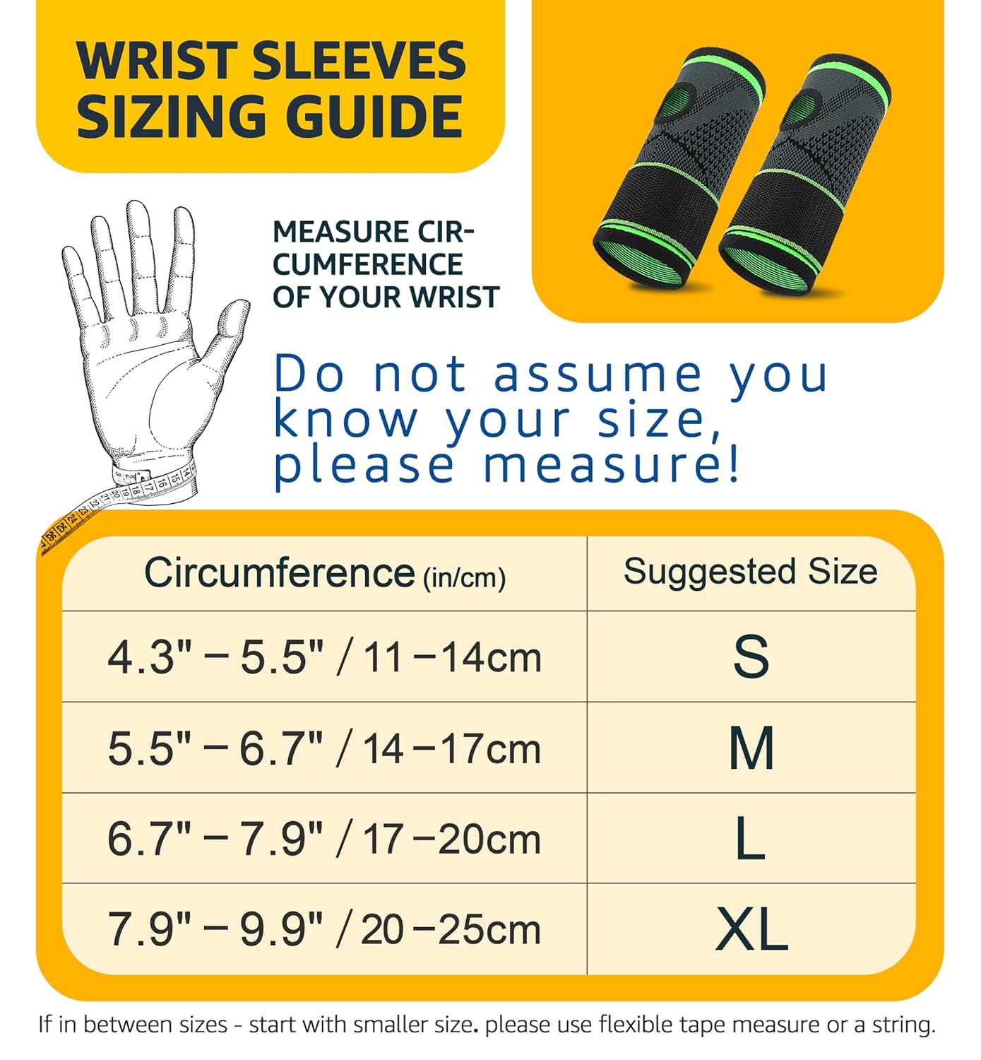 HiRui 2-Pack Wrist Brace Wrist Wraps, Hand Compression Sleeves with Wrist Straps Support for Fitness Weightlifting MTB Tendonitis Carpal Tunnel Arthritis Pain Relief (Green, Small)