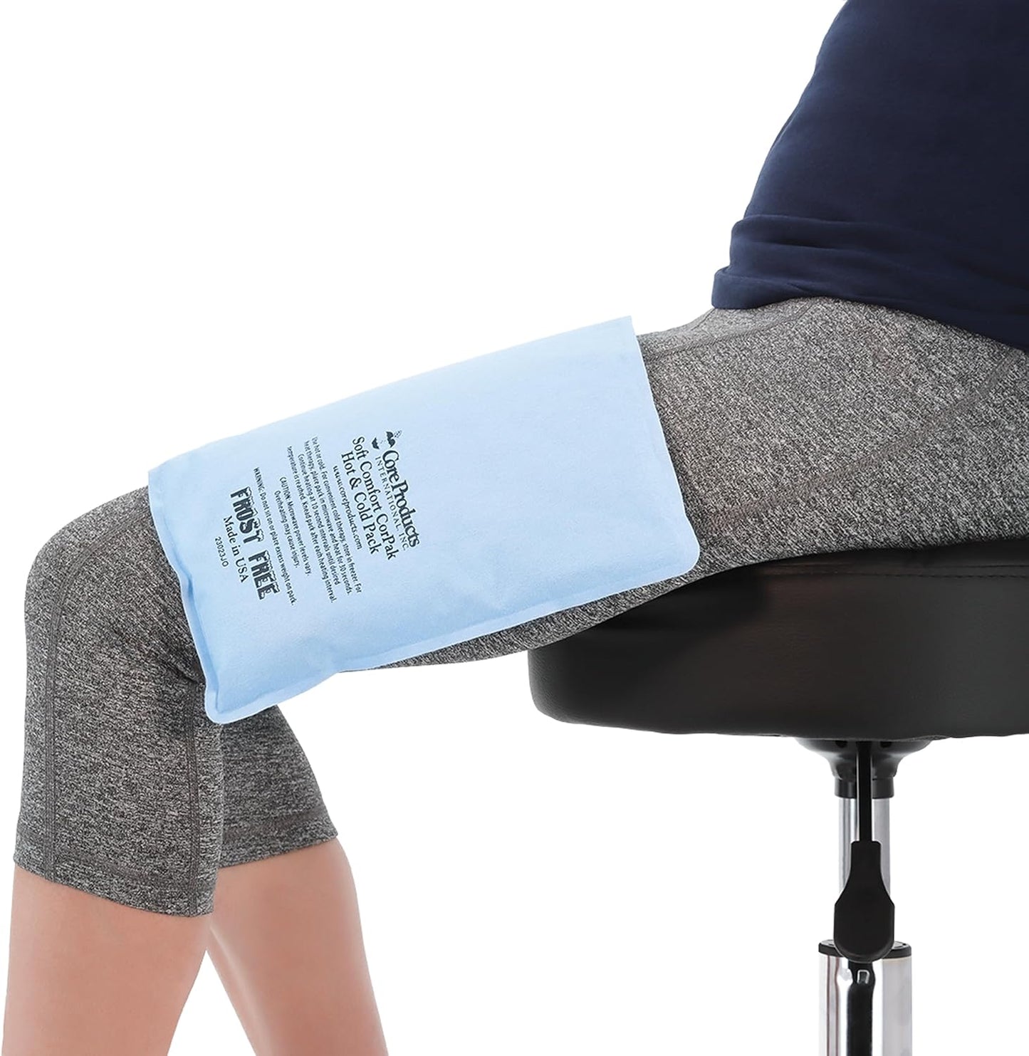 Core Products Soft Comfort CorPak – Reusable Hot & Cold Therapy Pack, Ice Pack for Injuries, No-Frost Compress for Muscle, Back & Joint Pain Relief – 10" x 13", Made in USA