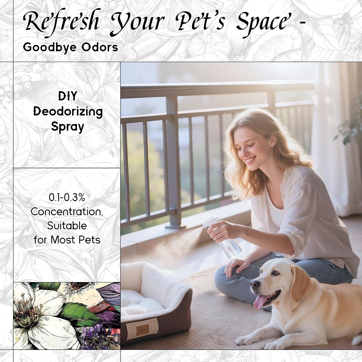 HIQILI Tide Drift Fragrance Oil, Ocean & Jasmine Scents, Making Candle, Room Spray, Essential Oil Diffuser, DIY Body Butter & Hair Perfume - 5.07 Fl Oz