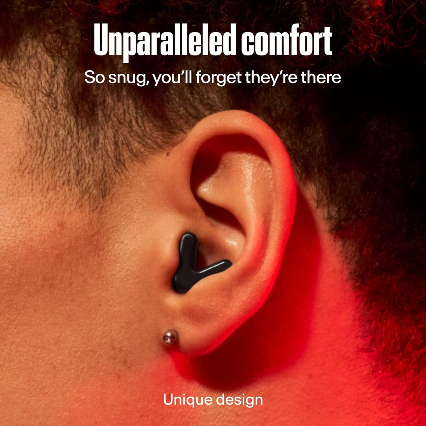 Alpine Tune Earplugs, Concert Ear Plugs for Noise Reduction, High Fidelity Music Quality, 19dB Hearing Protection with Crystal Clear Sound, Incl. 4 Sizes, For Parties, Raves, Festivals & Clubs, Black