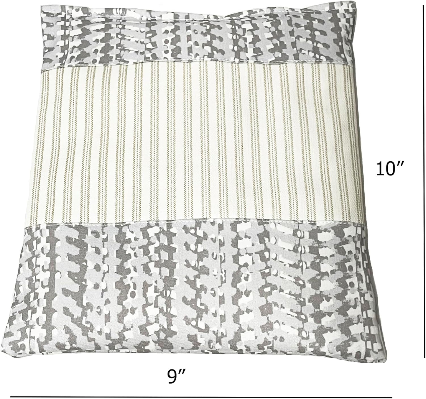 Heating Pad Corn Filled. Natural Heat Therapy for Lower Back, Neck, Shoulders, Cramps. Pain and Stress Relief Heated Wrap. (Pattern Fusion)