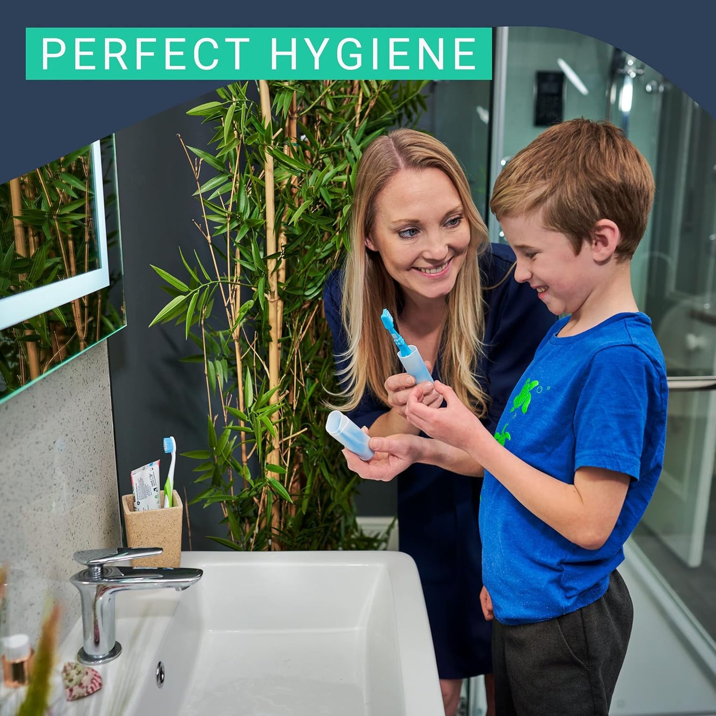 4 Pack Elite Travel Toothbrush Case with Drainage Holes – Portable, Breathable Plastic Toothbrush Holders Travel Covers – Ideal for Camping, Trips & Daily Use – Assorted Colors