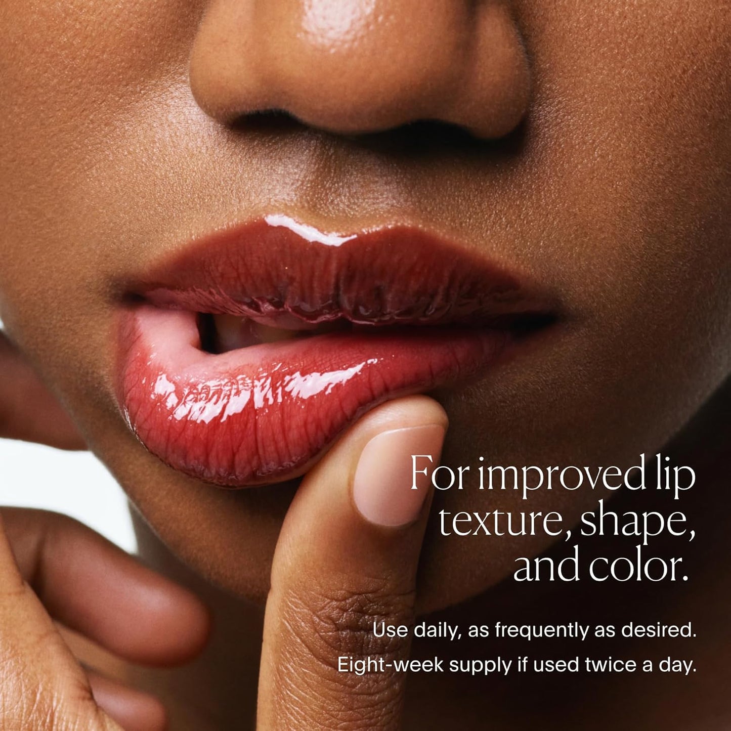 U Beauty The PLASMA Tinted Lip Compound - Anti-Aging & Anti-Wrinkle Lip Gloss, Hyaluronic Acid, Shea Butter & Peptides for Hydration & Plumping,Cassis - 15 mL