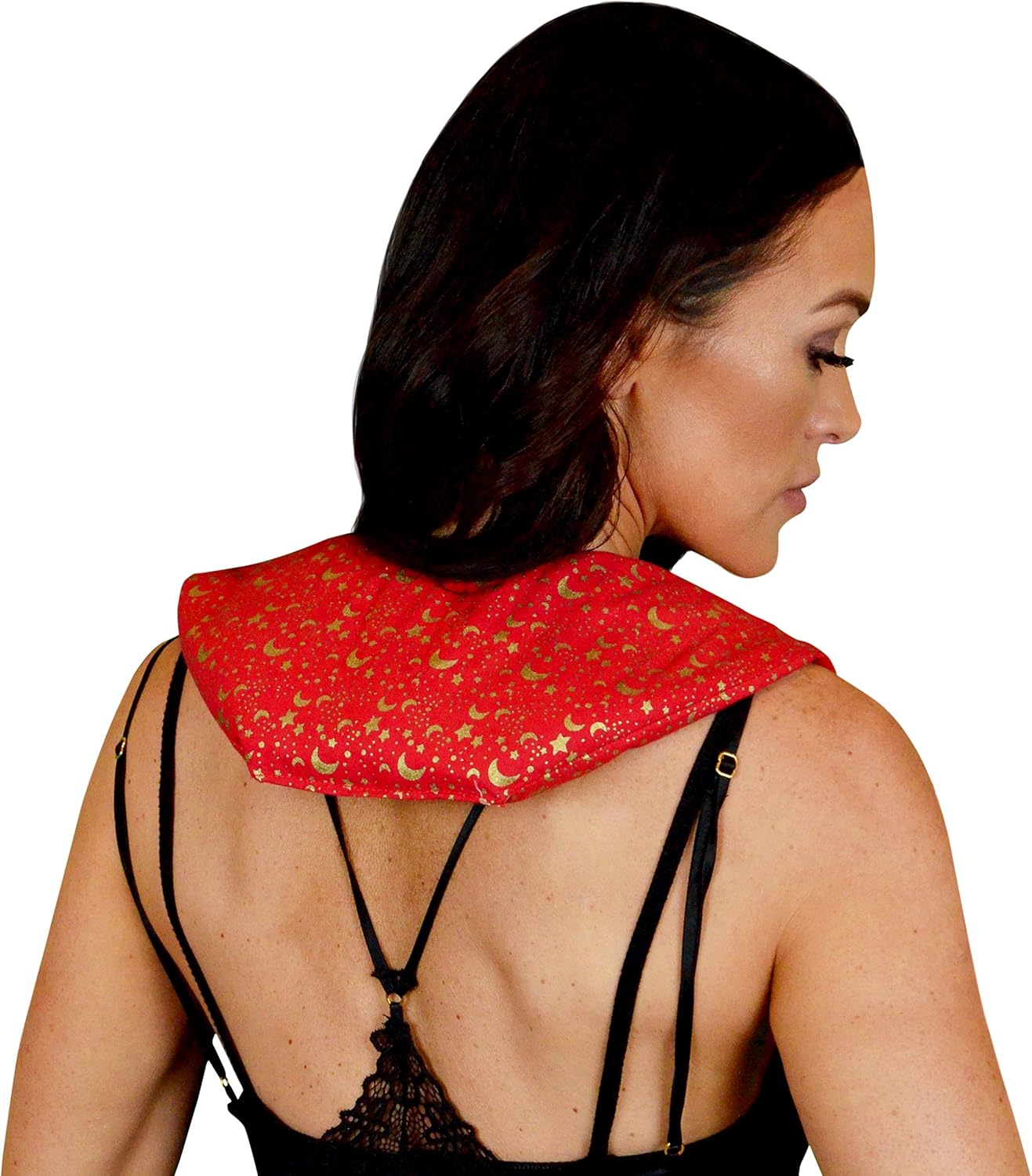 Nature's Approach Aromatherapy Neck Wrap | Hot or Cold Therapy with a Soothing Blend of 12 Natural Herbs | Microwave and Freezer Safe