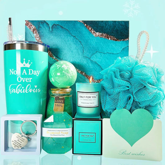 Birthday Gifts for Women, Relaxation Spa Gift Set, Unique Gift Basket for Mom Sister Wife Best Friends Female Coworker Teacher Nurse, Women Birthday Gifts