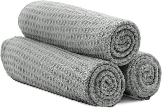 S&T INC. Microfiber Gym Towels, Yoga Towel for Home and Gym Bag, 16 Inch x 27 Inch, 3 Pack
