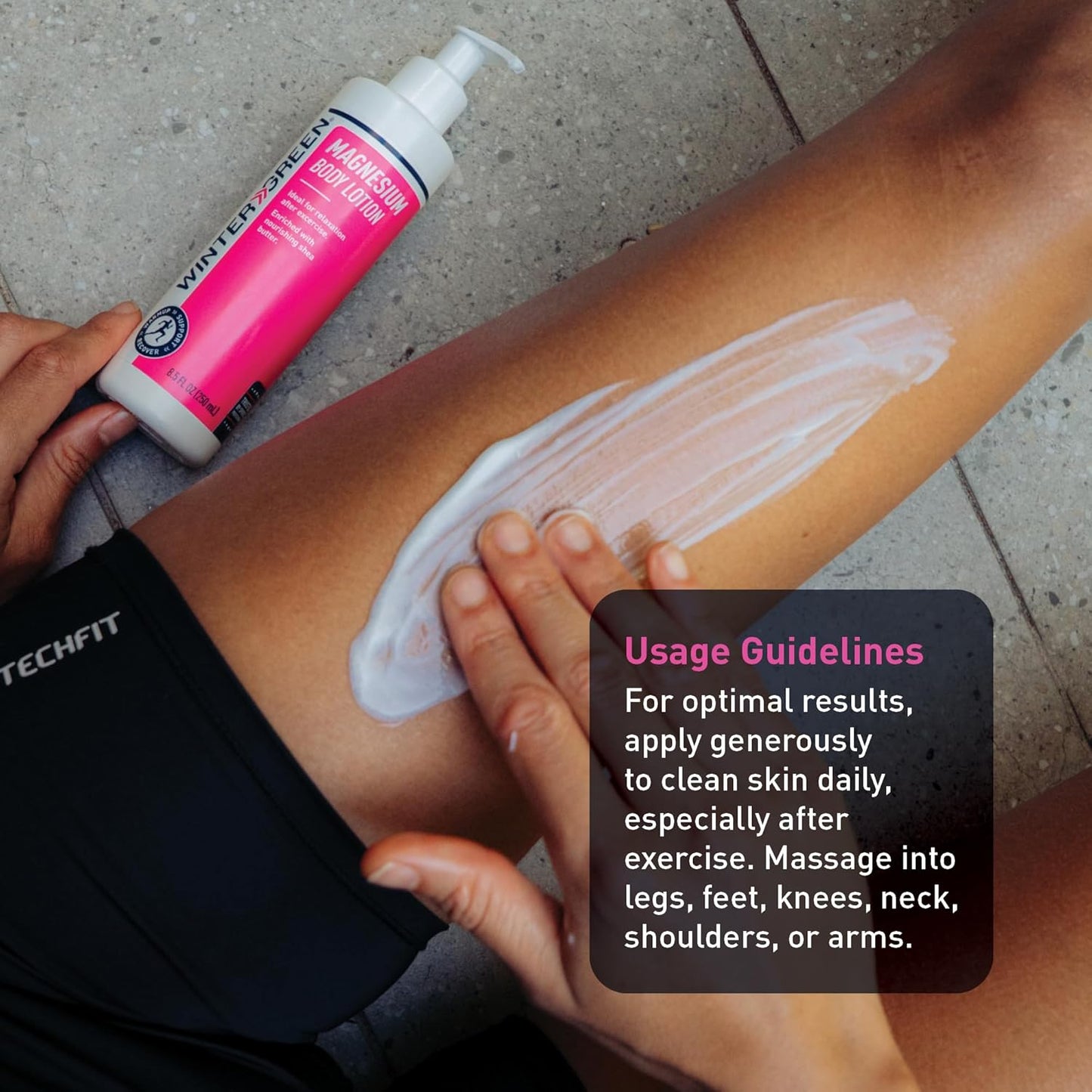 Wintergreen Magnesium Body Lotion, 8.5oz – Arnica, Menthol for Muscle Recovery, Soothing and Hydrating Formula for Sore Muscles, Fast-Absorbing Relief