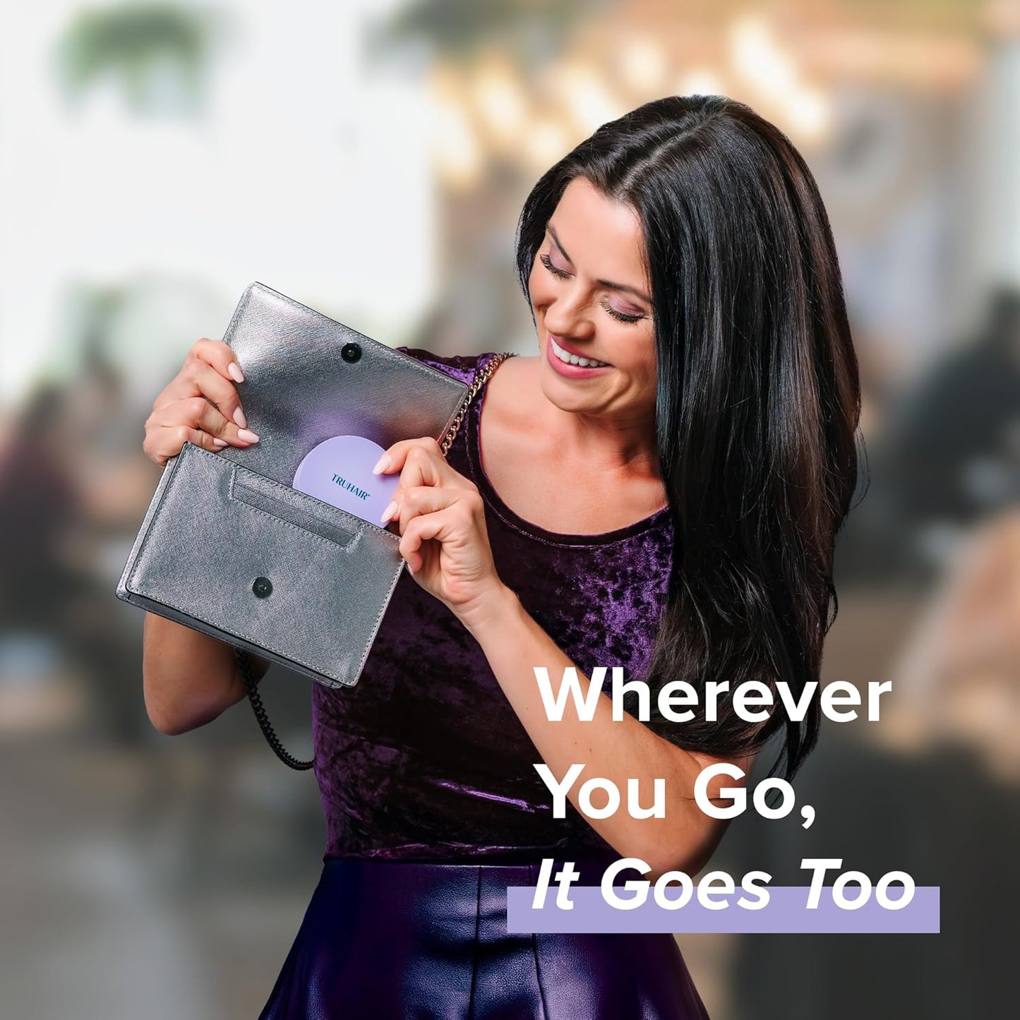 TRUHAIR Root & Scalp Cover Up Pressed Powder Compact, Waterproof, Weightless Hair Coverage & Bald Spot Concealing, Root Touch Up Hair Color for Gray Coverage & Thinning Areas, 0.35 Oz (Medium Brown)