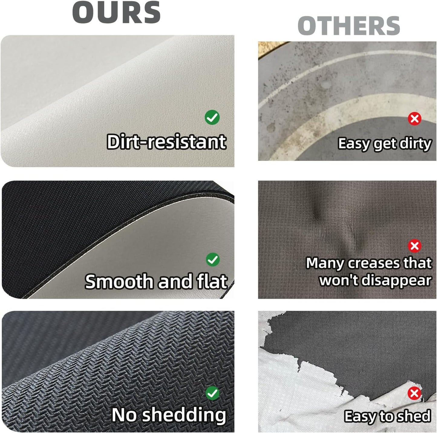 Bath Mat, Bathroom Rugs Non Slip Washable Thin Absorbent Quick Dry Bath Mat Fits Under Door Bathroom Floor Mat Perfect for Bath, Shower, or Sink 20"x48" White