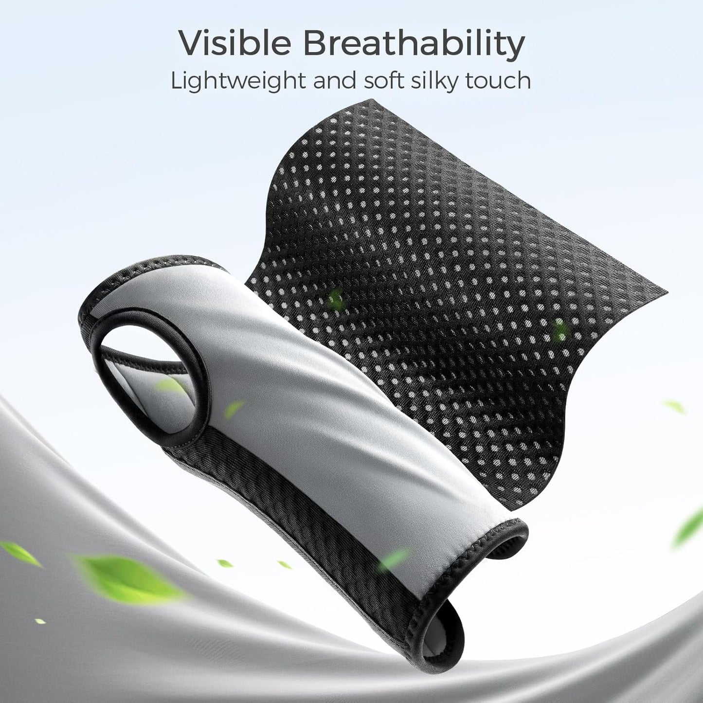 FREETOO Carpal Tunnel Wrist Brace Night Support Fit Right Hand for Work, Pain Relief Wrist Splint for Tendonitis, Arthritis, Sprain, Fit Women and Men, Wrist Immobilizer for Sleeping (S/M, Black/Grey)