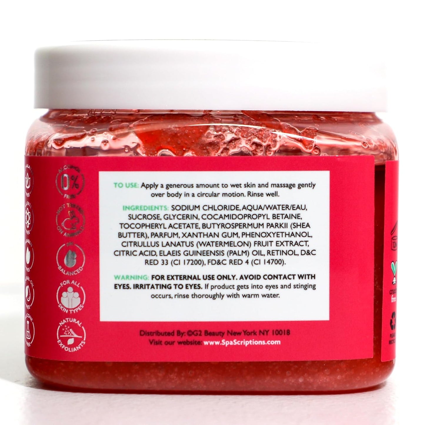 Spascriptions Body Scrubs 21 Oz (21 oz, Pink Sugar)