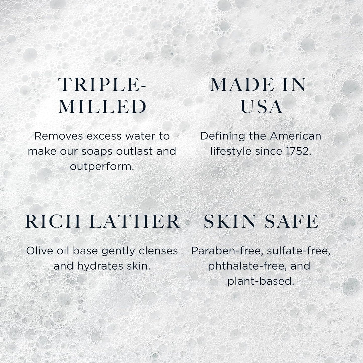 Caswell-Massey Natural Bar Soap for Men, Moisturizing Body Soap Bar for All Skin Types, Made with Essential Oils & Plant-Based Formula for Soft Skin, 4 Heritage Scents, 12 Bars x 5.8 oz Gift Set