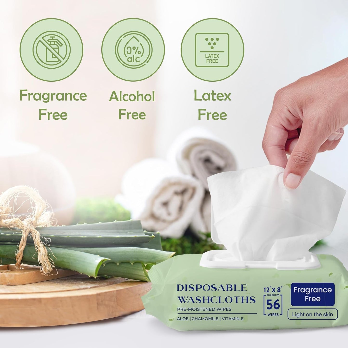 X Large Wet Wipes for Adults - 2 Packs of 56 [112 Count] Disposable Incontinence Wipes, 12" x 8" Adult Wipes for Elderly - Personal Body Wipes for Women and Men, Pre Moistened Adult Washcloths