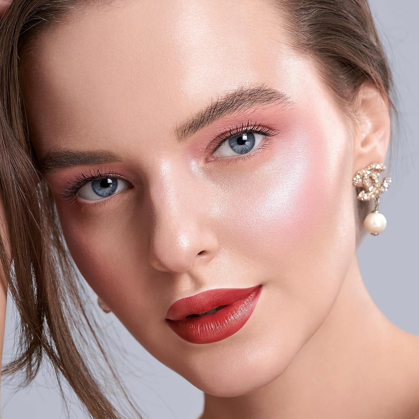 Boobeen Highlighter Makeup Stick Highlighter Bronzer Stick Glow Face Illuminator Highlight Contouring Sticks Waterproof Long-lasting