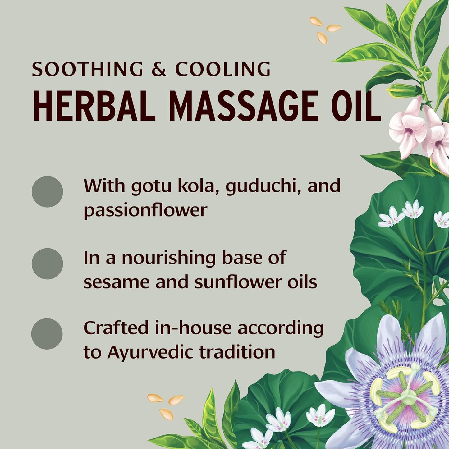 Banyan Botanicals Pitta Massage Oil – Organic Massage Oil Infused with Ayurvedic Herbs – with Gotu Kola and Guduchi (Tinospora cordifolia) – 128 oz. – Non-GMO Sustainably Sourced Abhyanga Massage Oil