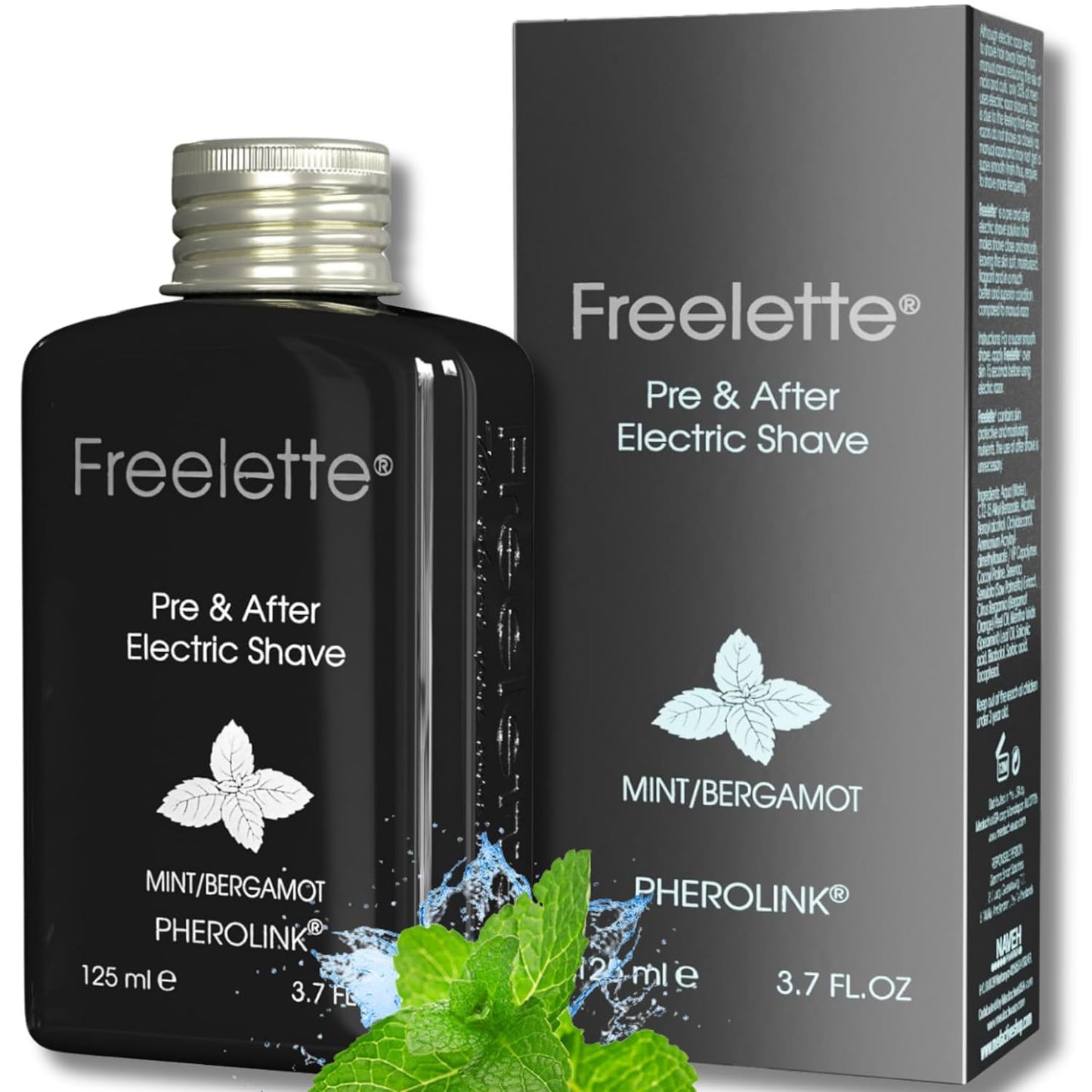 Pre Electric Shave After Shave Lotion Cream - Close Shave Balm - Smooth Irritation Free Shaving - Cooling Pre and Post Shave Balm. Freelette (MINT/BERGAMOT) 3.76 FL.OZ