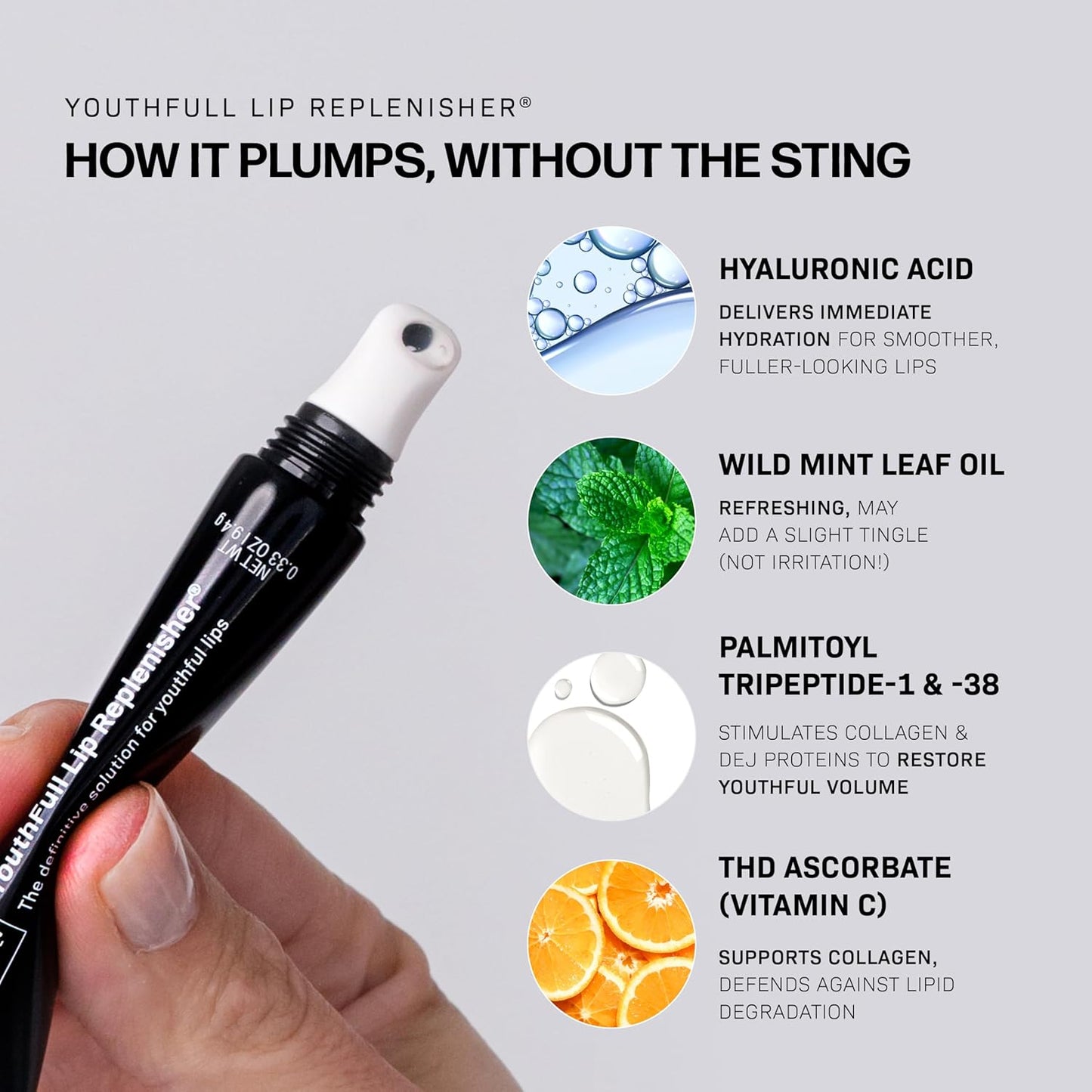 Revision Skincare YouthFull Lip Replenisher, Moisturizing Lip Plumper with Hyaluronic Acid, Volumizing, Plumping and Anti Aging, 2 Pack - 0.33 Ounce