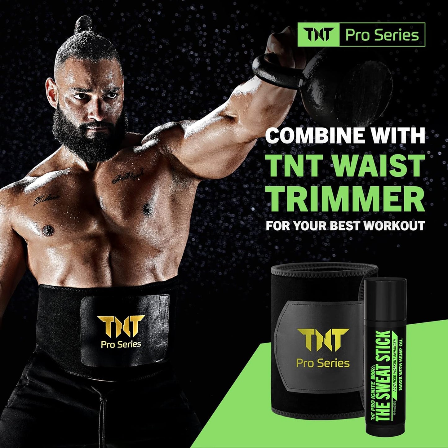 TNT Pro Ignite Sweat Cream Stick, Pre-Workout Cream is Helpful as a Hot Cream, Sweat Gel