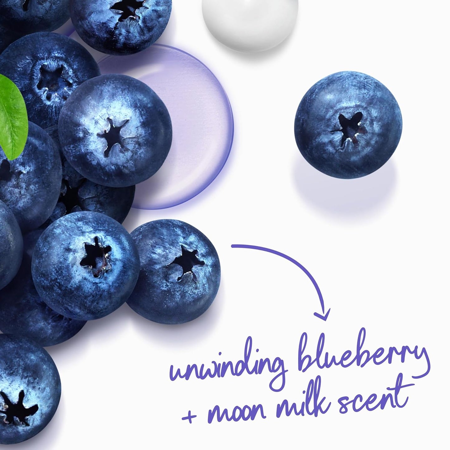 Dove Body Wash Unwind Blueberry & Moon Milk For 24hr Lotion-Soft Skin Moisturizing Skin Cleanser with No Sulfates No Parabens 30.6 oz