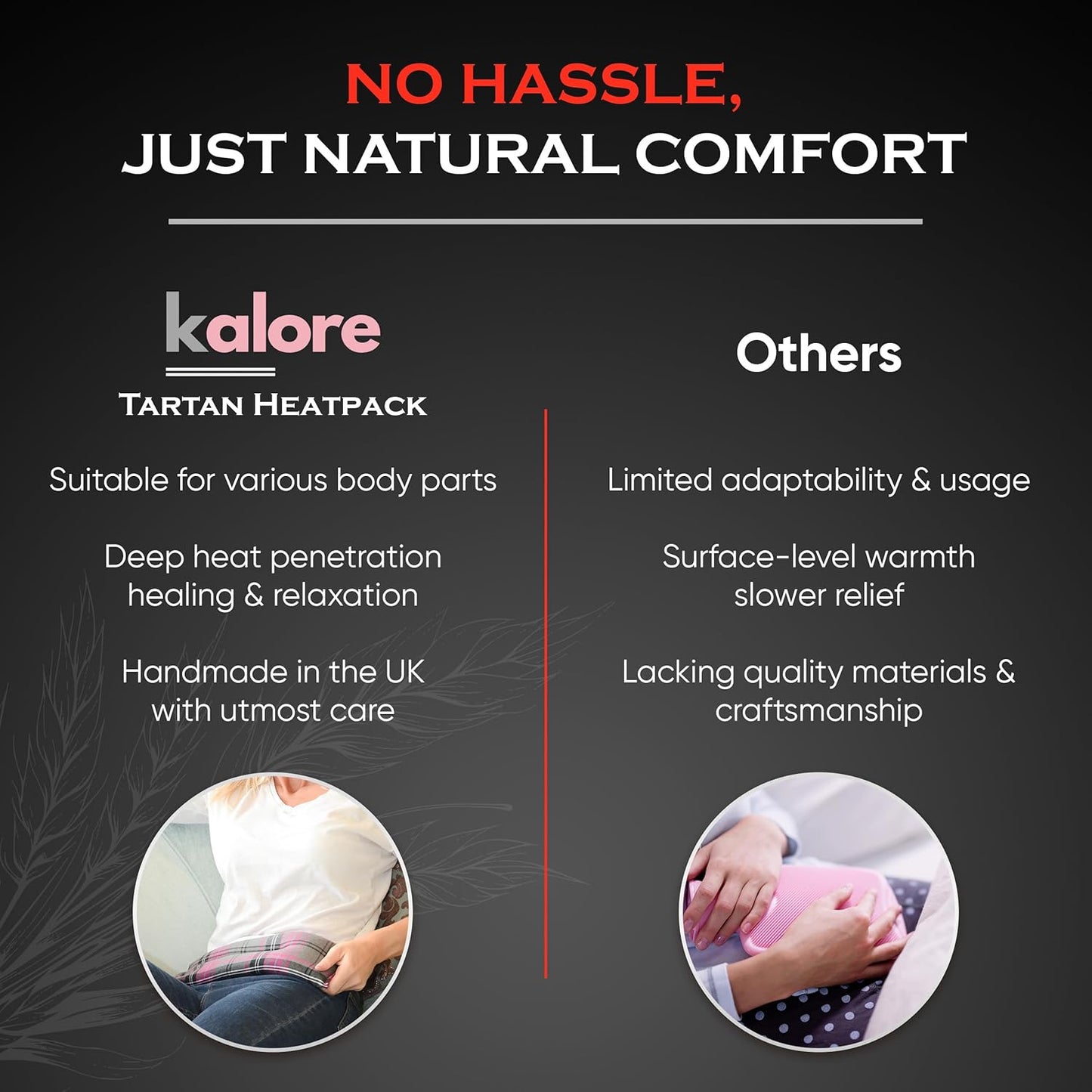 Microwavable Heating Pads for Winter Warmth, Back, Stomach & Head Comfort – Kalore Cotton Tartan Neck Wrap – Even Heat Distribution Hot Compress Bag – Wheat Heat Pad XL – Lavender Scent – Turquoise