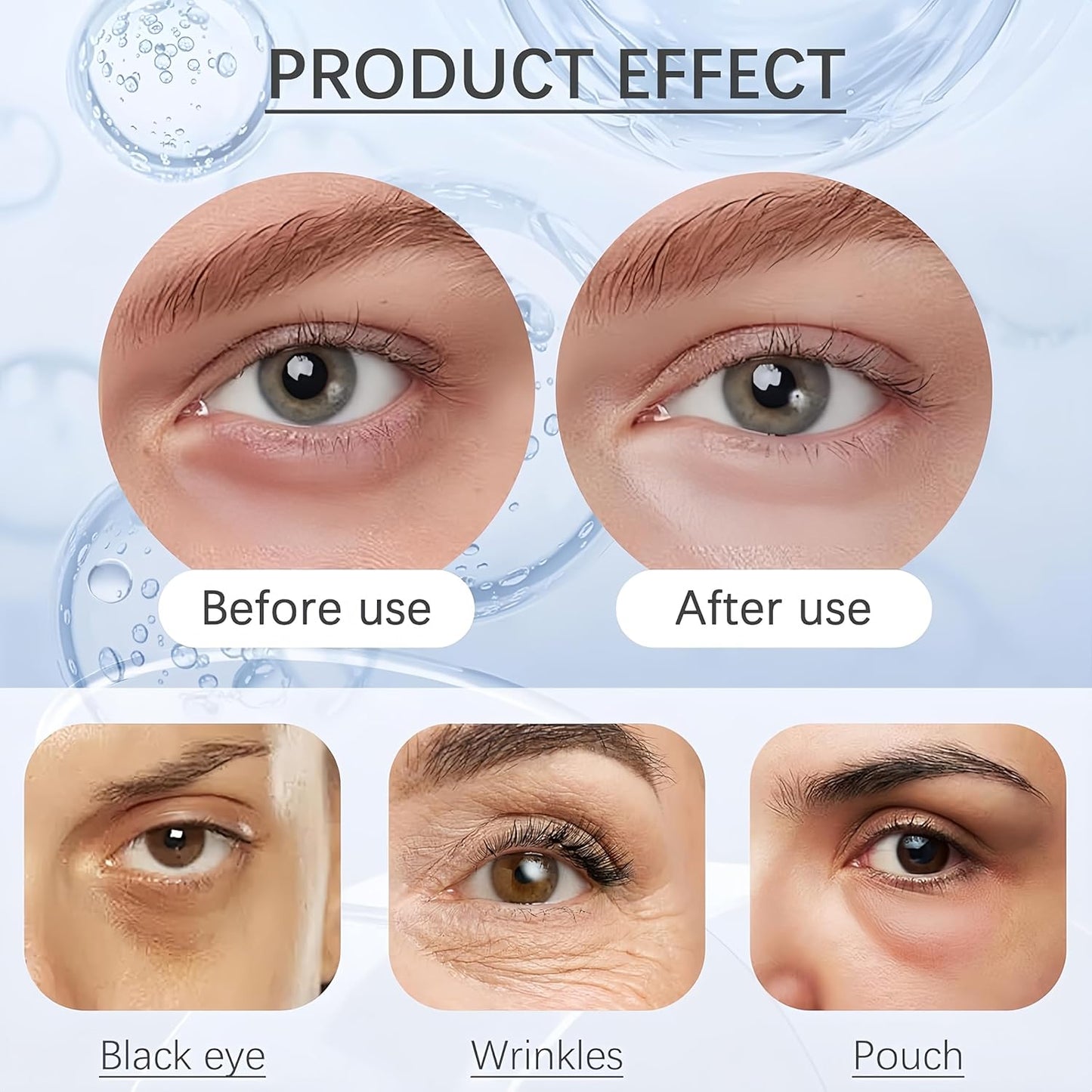EYES Perfection Tightener - Instant Firming Primer with Hyaluronic Acid & Vitamin E, Easy-Wear Formula for Ultimate Lift & Smooth Finish, Hydrates & Refreshes Tired 0.67oz (1pc)
