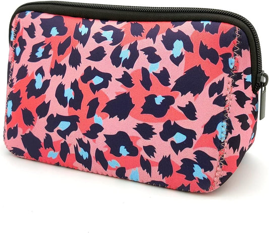 Cosmetic Bag Waterproof Neoprene Zipper Pouch Travel Portable Toiletry Makeup Bags Organizer Case for Women and Girls