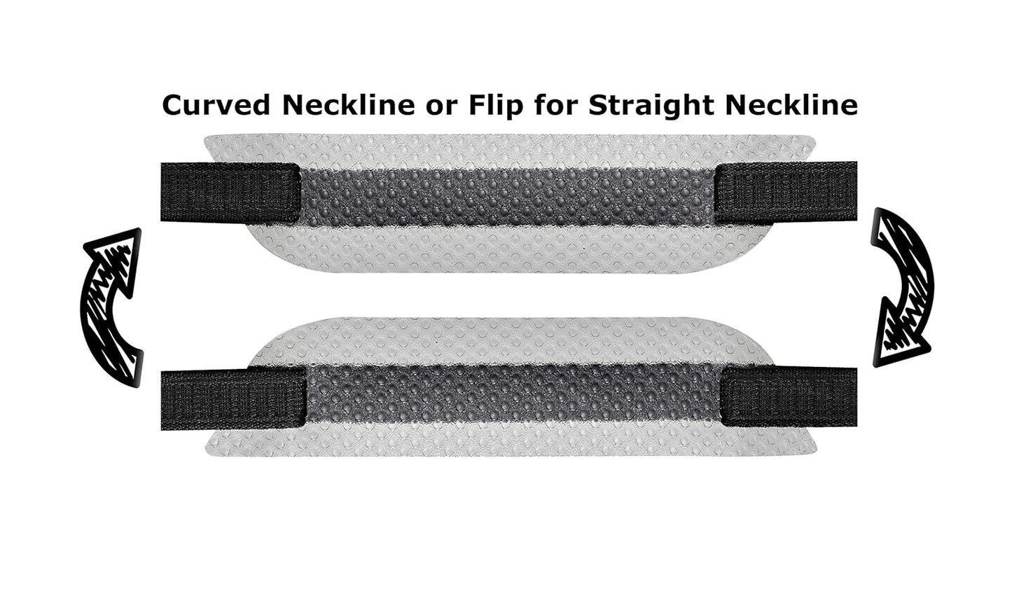 Quality Time Neck Hair Line, 2 Neckline Templates for Shaving and Keeping a Clean and Nice Neck Hairline: Stencils/Guards/Guides for Neckline Haircut, Do-it-Yourself