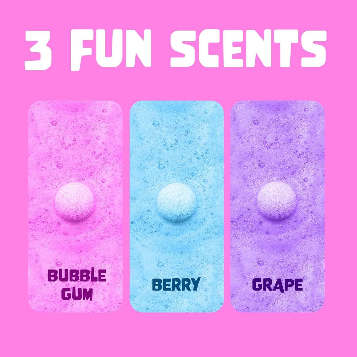 Unicorn Bath Bombs for Girls with Surprise Toys Inside (6 Pack) - Large Bubble Bomb for Kids, Gentle and Safe, Made in USA, Fizzies, Fruity Scents, Won't Stain Tub - Ideal Gift by Two Sisters