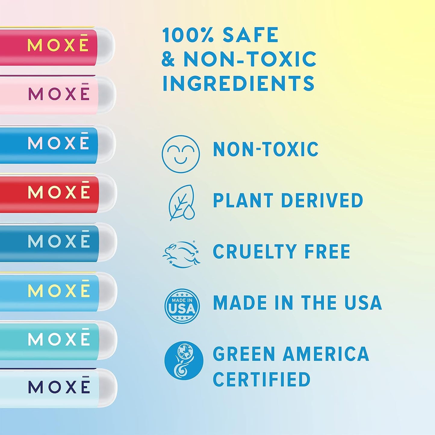 MOXĒ Nasal Inhaler Bundle, 8 Essential Oil Blends, Aromatherapy Sticks, Warming & Cooling Fragrances, Undiluted Oil, Natural Ingredients, Made in USA