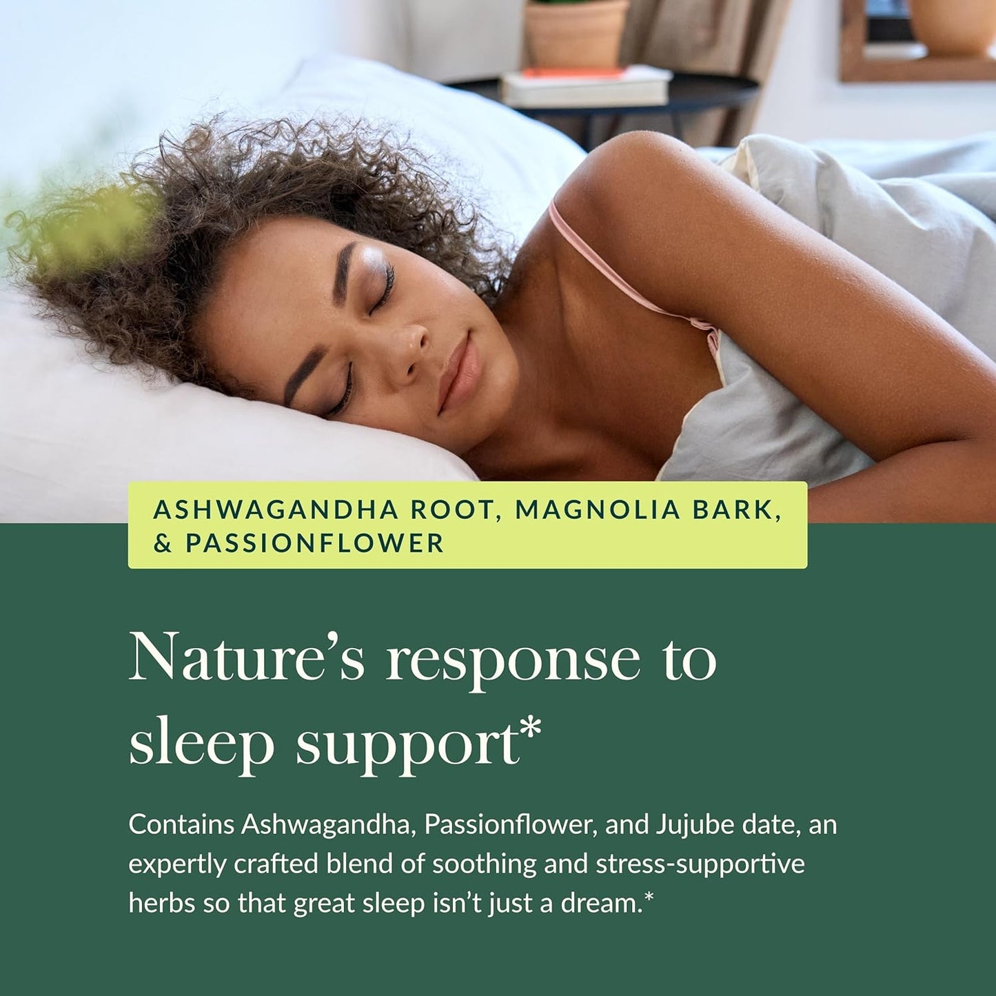 Gaia Herbs SleepThru - Natural Sleep Support Supplement with Organic Ashwagandha Root, Organic Magnolia Bark, Passionflower, and Jujube Date - 120 Vegan Liquid Phyto-Capsules (60-Day Supply)