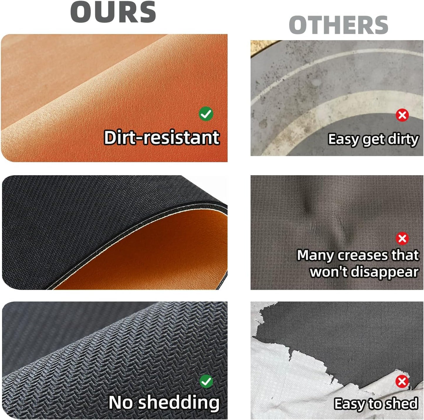 Bathroom Mat Quick Dry, Bathroom Rugs Non Slip Washable Thin Absorbent Bath Mat Fits Under Door Bathroom Floor Mat Perfect for Bath, Shower, or Sink 24"x48" Orange