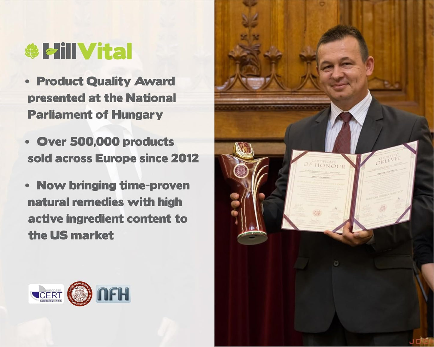 HillVital Joint and Muscle Support – Sore Muscle Relief, Comfort Balm for Aching Joints, Neck, Hands, Feet, Back, Non Greasy Body Rub Sore Muscles Cream, Strong Topical Mixture for Pain Complaints