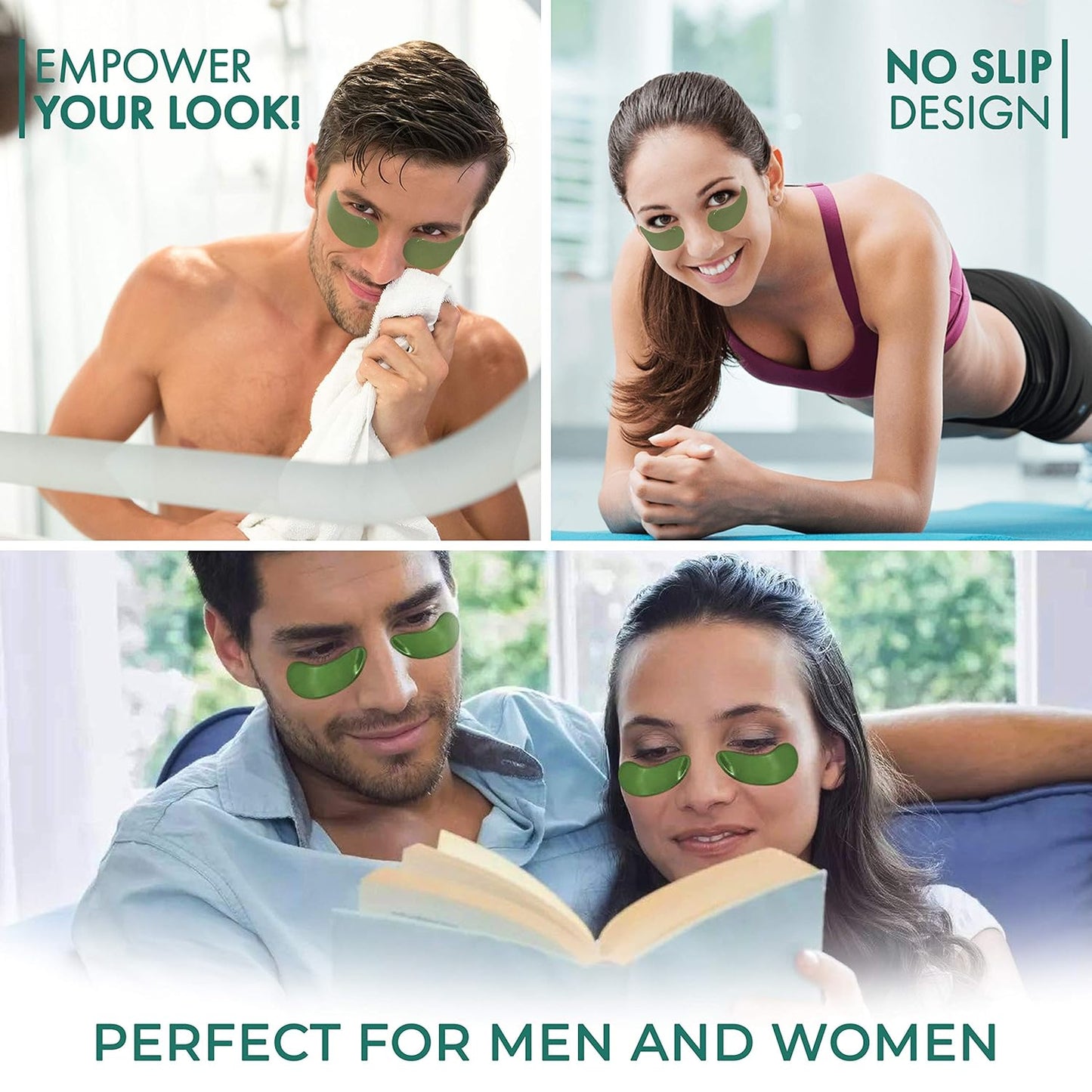 Korean Under Eye Patches Aloe Vera Mask Anti-Aging Hyaluronic Acid Collagen Neck Forehead Laugh Line Pad Reducing Dark Circles Treatment (120pcs, aloe eye patches)