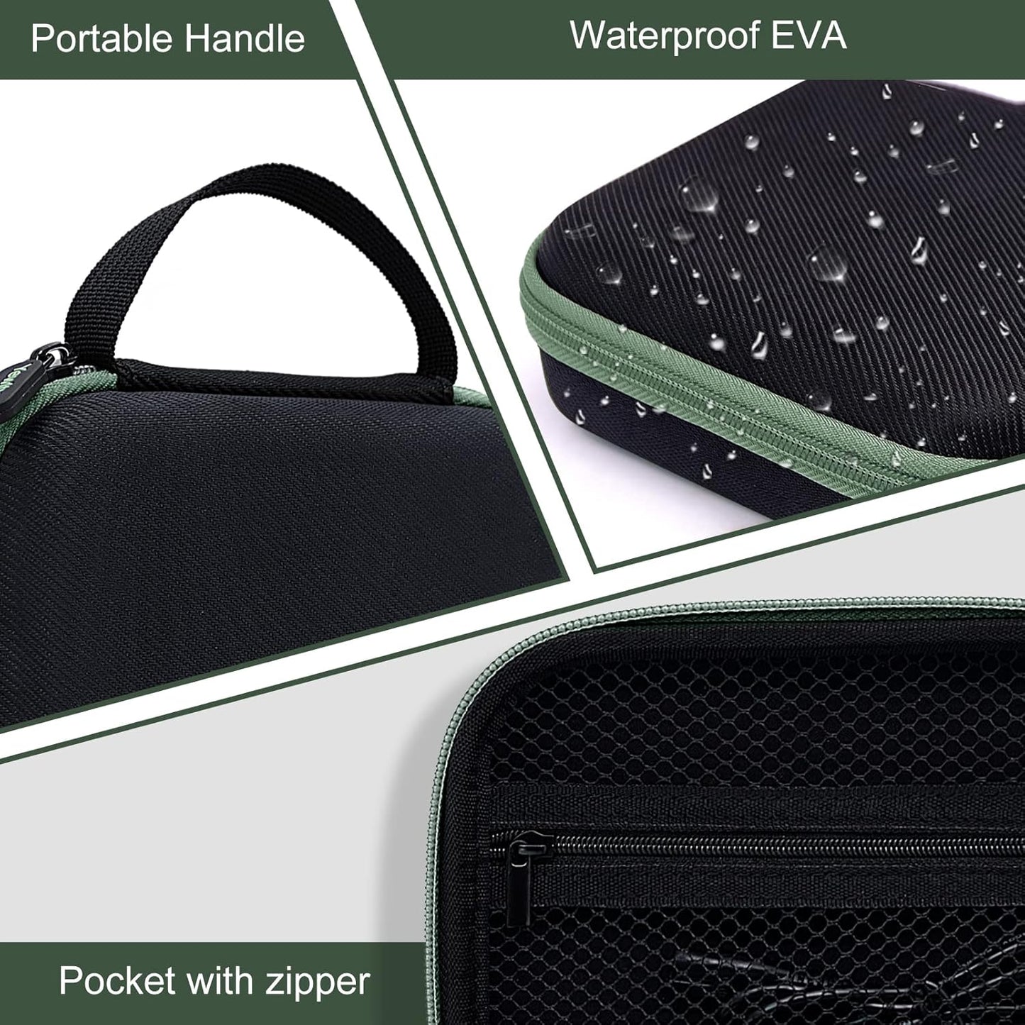 Case for Meridian Shaver, Yewltvep Hard Bags Compatible with Meridian Trimmer, Storage Case for Meridian Grooming Shaver Trimmer with Shockproof Detachable Insert Foam and Enough Space for Accessories