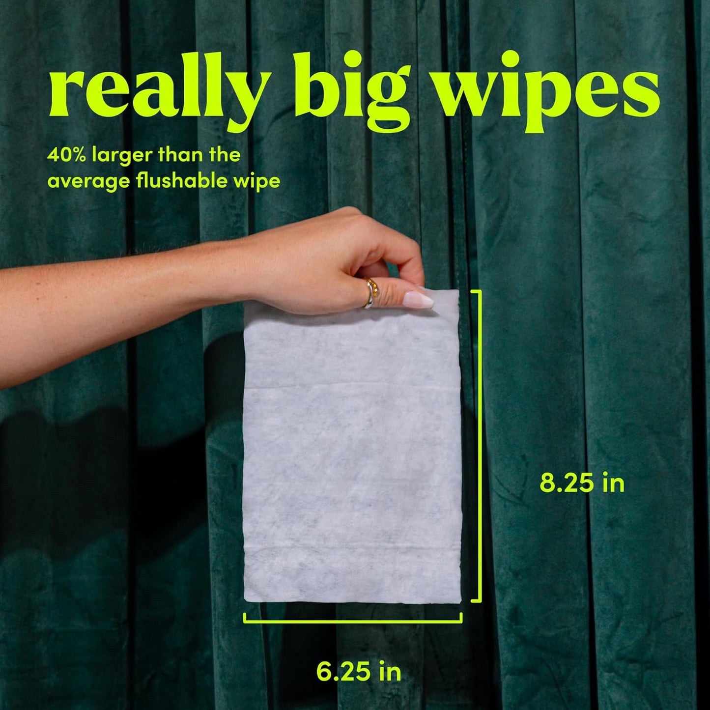 goodwipes Flushable Butt Wipes - Vitamin E & Aloe - Sewer & Septic Safe - Extra Large Adult Wet Wipes For Women & Men - Bathroom Essentials - Cedar, 318 Count (6 Packs + 1 Travel)