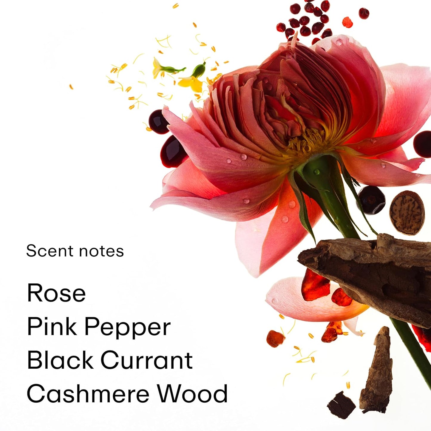 PHLUR Rose Whip Eau de Parfum - Travel Size Perfume - Woody Floral Perfume with Rose, Black Currant, Pink Pepper, Nutmeg, Cashmere Wood & Musk (9.5mL)