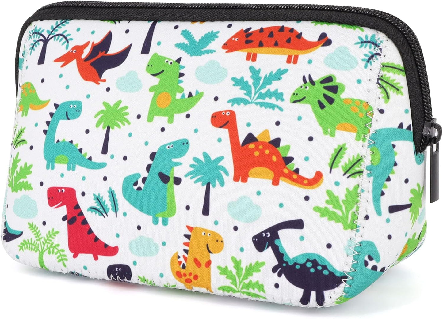 Cosmetic Bag Waterproof Neoprene Zipper Pouch Travel Portable Toiletry Makeup Bags Organizer Case for Women and Girls