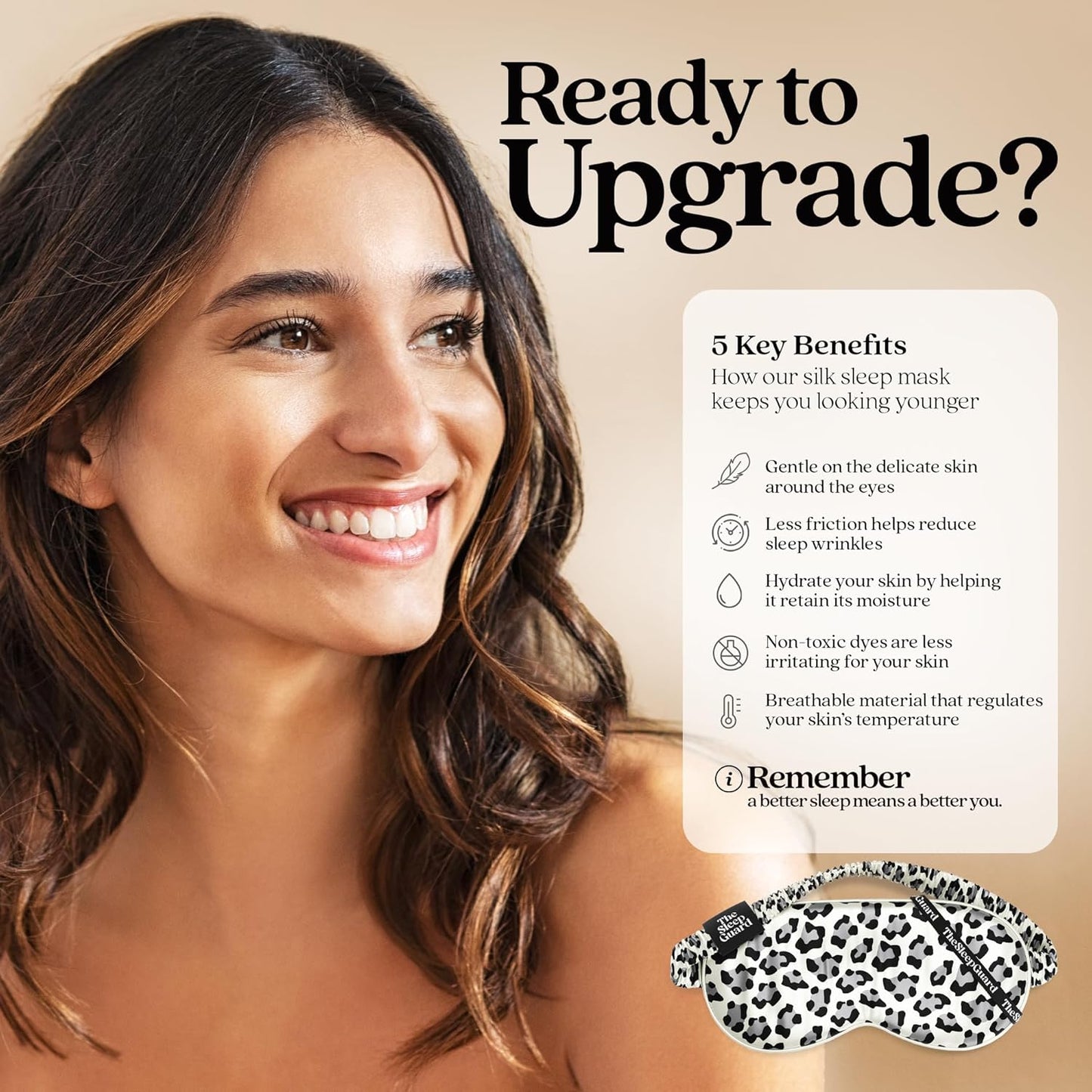 Pure Silk Sleep Mask [100% 6A Mulberry Silk, 22 Momme] Light Blocking Travel Essentials. Eye Masks for Sleeping. Black Oeko-Tex Blindfold. Eye Covers for Men & Women