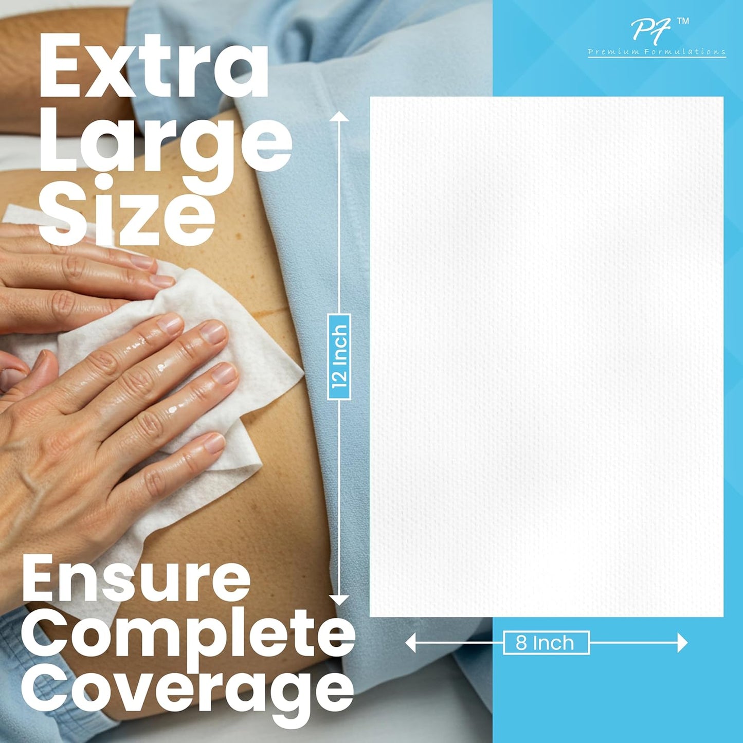 XL Adult Wipes – (12 Packs x 56 Wipes = 672 Wipes) High Traction, Uber Thick & Extra Large Wash Cloths | Bulk Disposable Incontinence Wipes with Aloe for Elderly Care & Hygiene