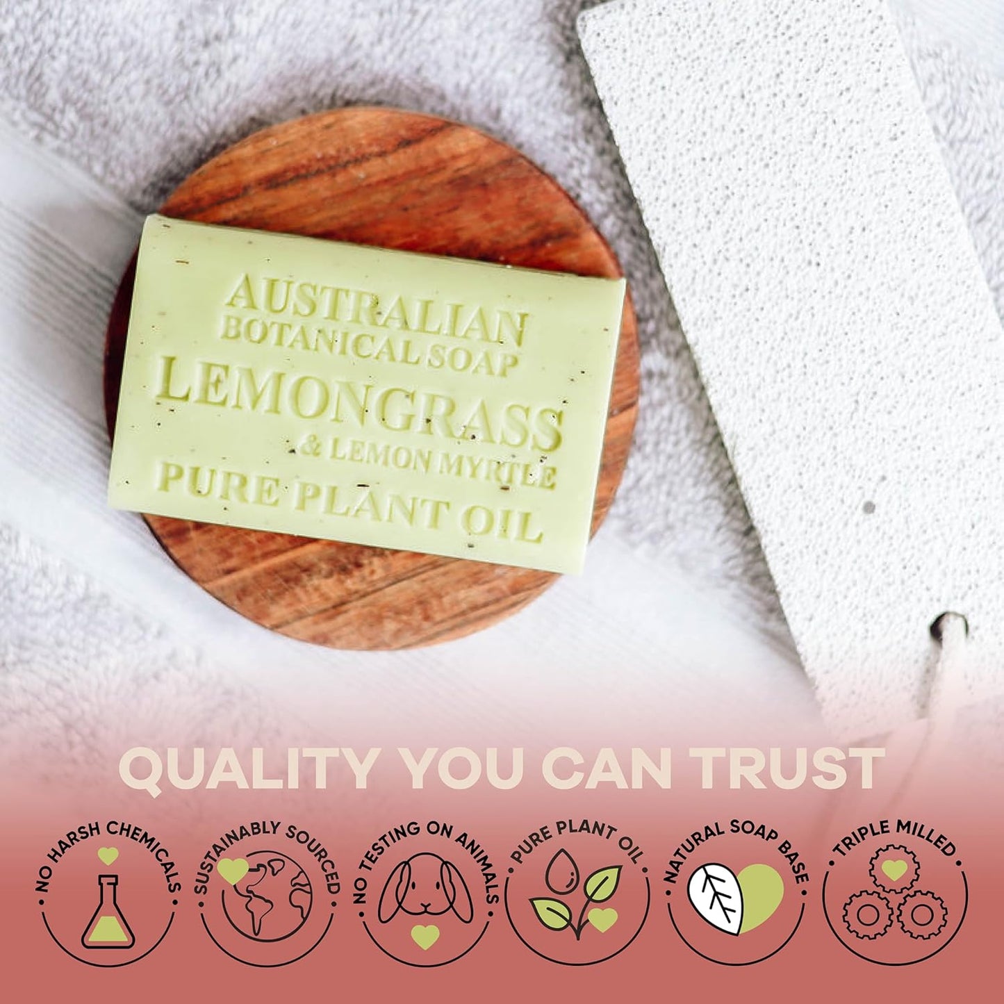 Australian Botanical Goat Milk Soap, 6.6 OZ Bars Eucalyptus, Sandalwood, Coconut, Oat Milk, Aloe Vera, Lemongrass, and Tea Tree, Goat Soap Enriched with Organic Shea Butter, Variety Pack of 8