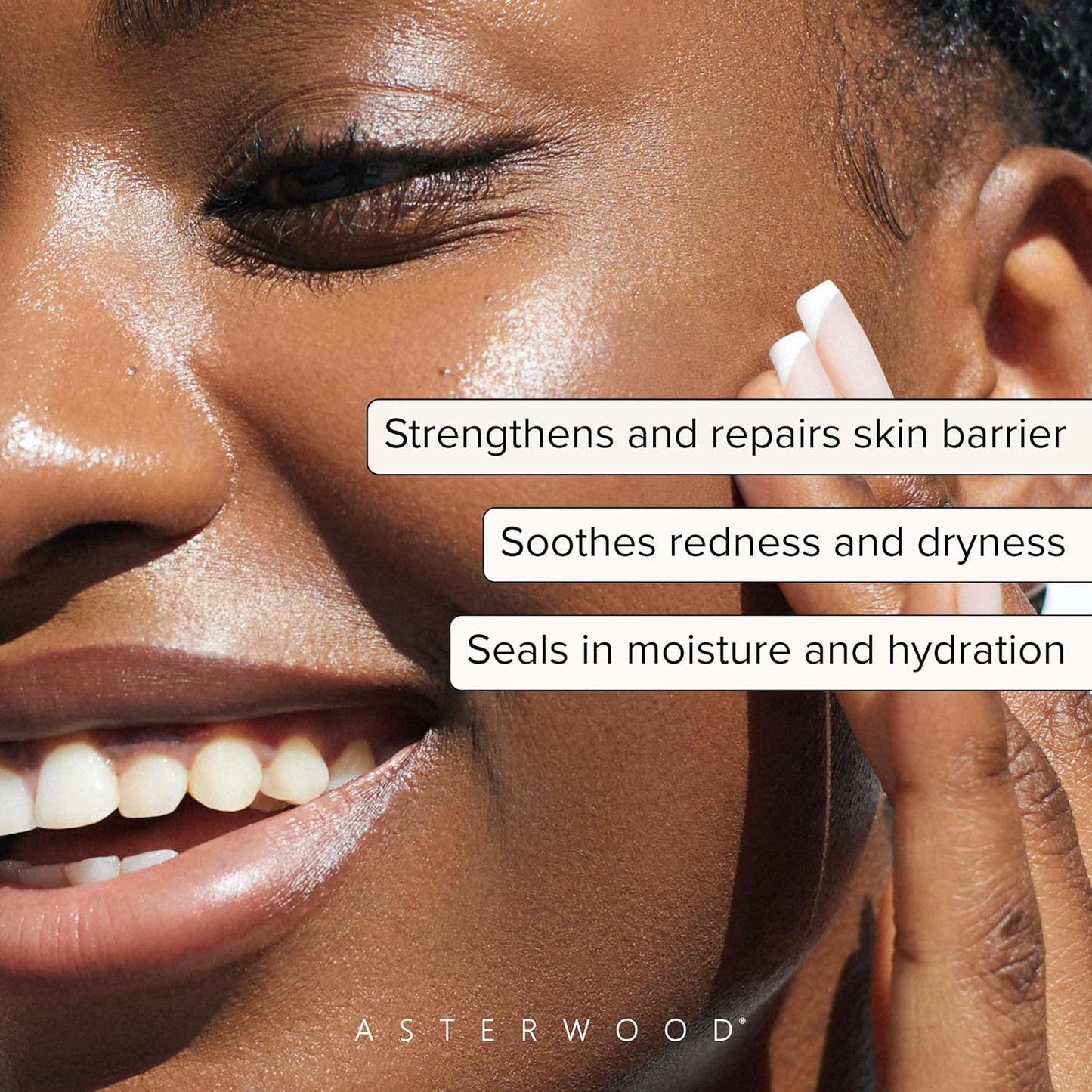 Asterwood Triple Ceramide Barrier Repair Serum - Hydrating, Calming, & Barrier-Restoring Skin Facial Serum - with Ceramide Complex, Squalane, Hyaluronic Acid - Fragrance-Free, Cruelty-Free - 1 Fl Oz