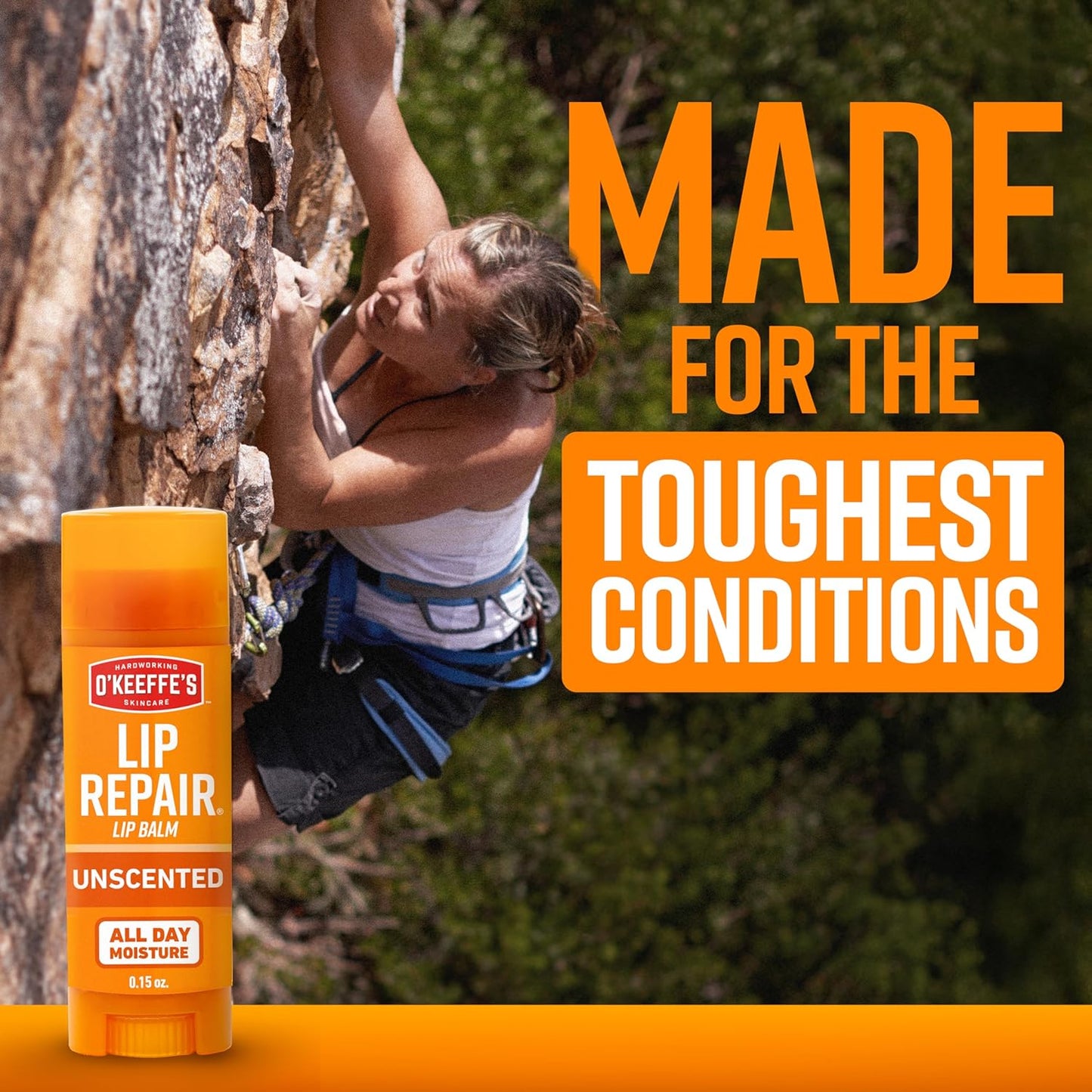 O'Keeffe's Lip Repair Unscented Lip Balm for Dry, Cracked Lips - Stick (3 Pack) - Moisturizer for Very Dry Lips